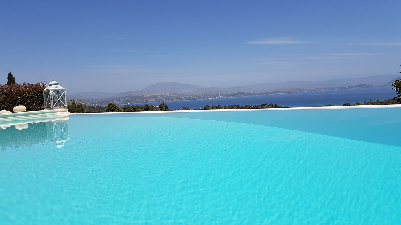 Big Blue Villa Porto Heli Blue in Blue Pool
