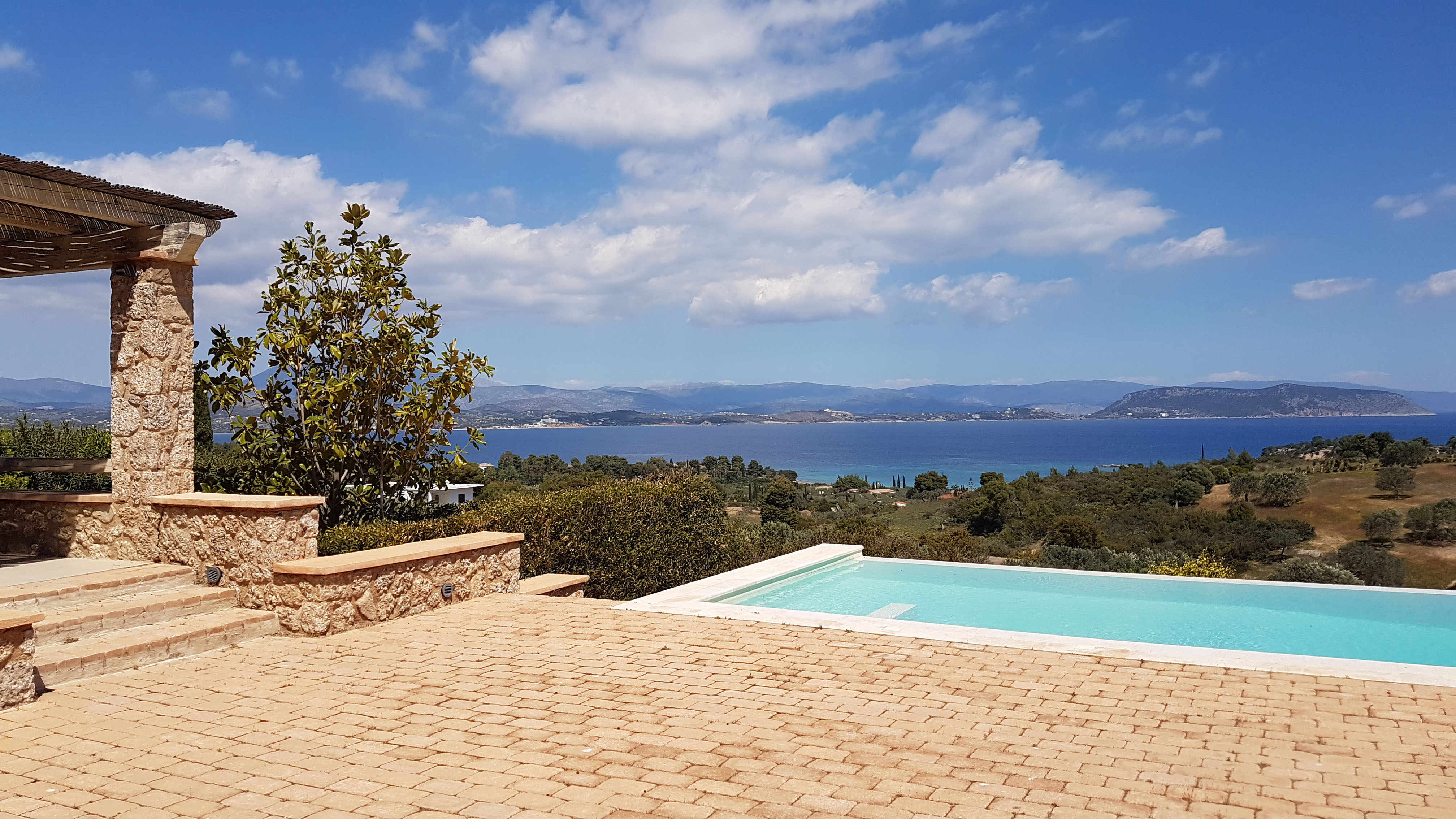 Big Blue Villa Porto Heli View