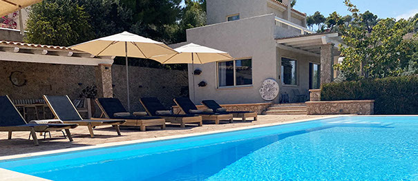 Big Blue Villa Porto Heli Relax at the pool area