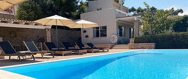 Big Blue Villa Porto Heli Relax at the pool area